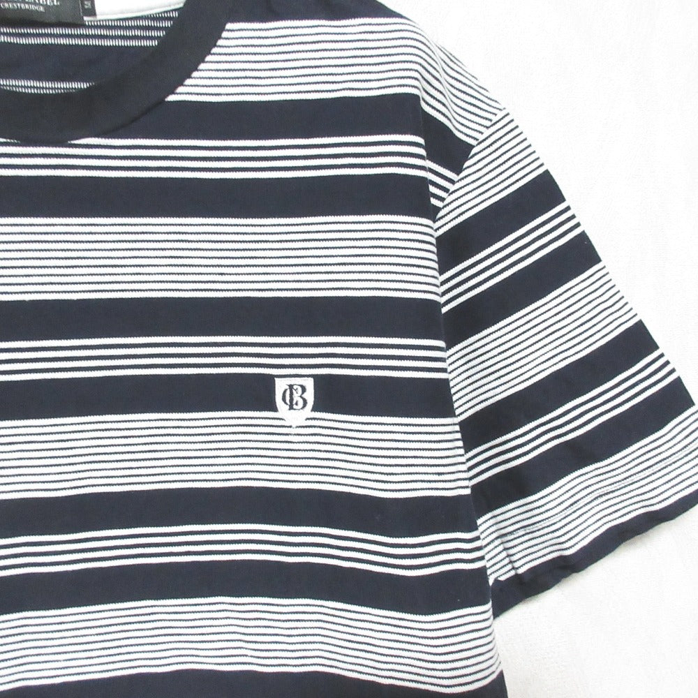 ブラックレーベルクレストブリッジ ボーダーコットンTシャツ