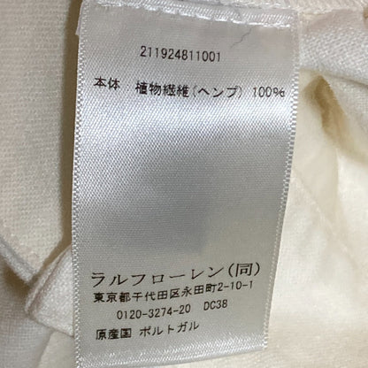 ポロ ラルフ ローレン ヘンプワイドレッグパンツ