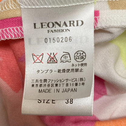 レオナール カンカンストレッチ ワンピース