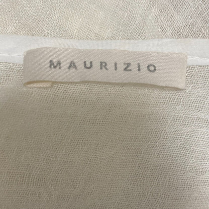 MAURIZIO MYKONOS リネンレース長袖ブラウス