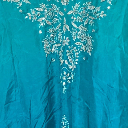 ジュリエットダン 刺繍シルクワンピース
