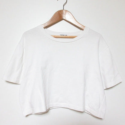 エブリデイアイライク クロップド コットンTシャツ