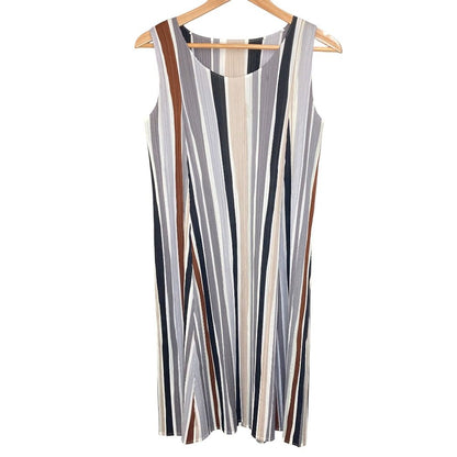 PLEATS PLEASE ISSEY MIYAKE ストライプ プリーツワンピース