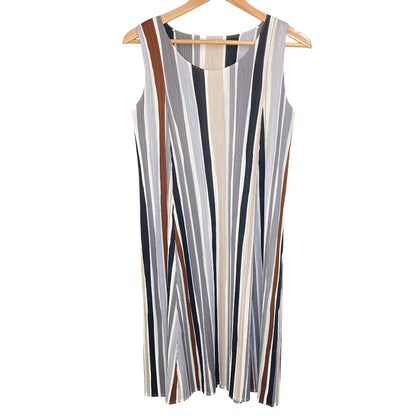 PLEATS PLEASE ISSEY MIYAKE ストライプ プリーツワンピース