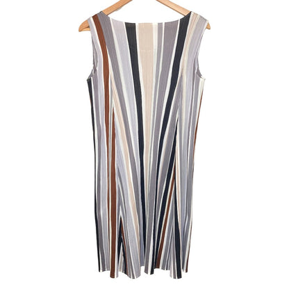 PLEATS PLEASE ISSEY MIYAKE ストライプ プリーツワンピース