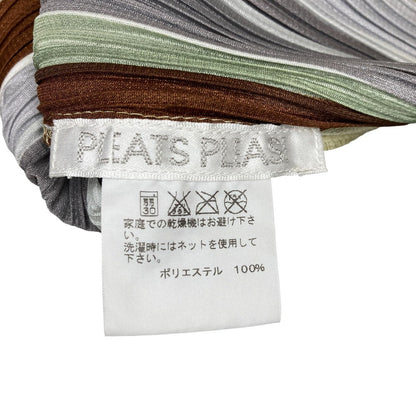 PLEATS PLEASE ISSEY MIYAKE ストライプ プリーツワンピース