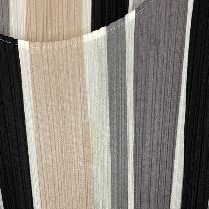 PLEATS PLEASE ISSEY MIYAKE ストライプ プリーツワンピース