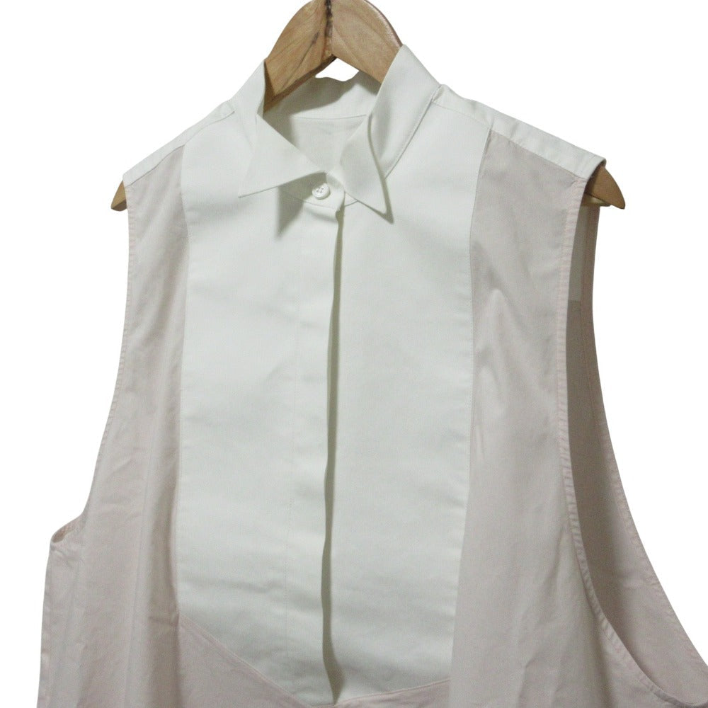 エムエムシックスメゾンマルジェラ PANELLED DRESS ロングシャツワンピース