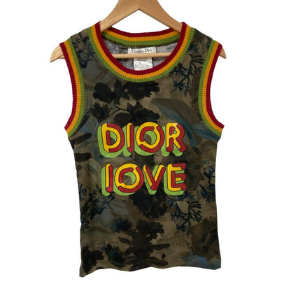 クリスチャンディオール DIOR LOVE プリントタンクトップ