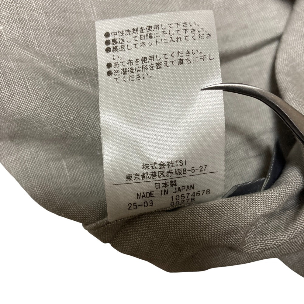 マーガレットハウエル YARN DYED LINENノースリーブロングワンピース