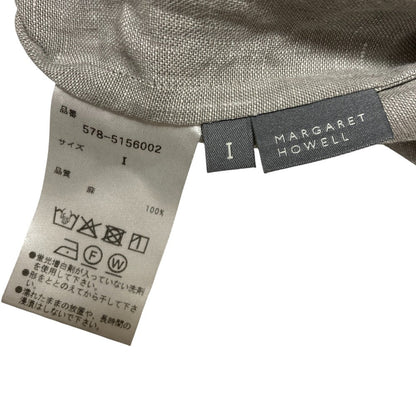 マーガレットハウエル YARN DYED LINENノースリーブロングワンピース