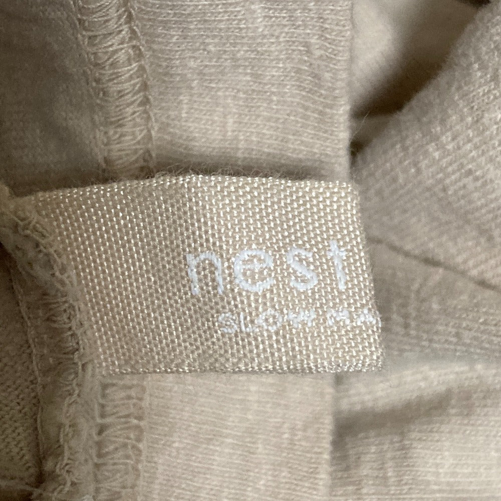 ネストローブ アップサイクルリノ 天然染め半袖Tシャツ