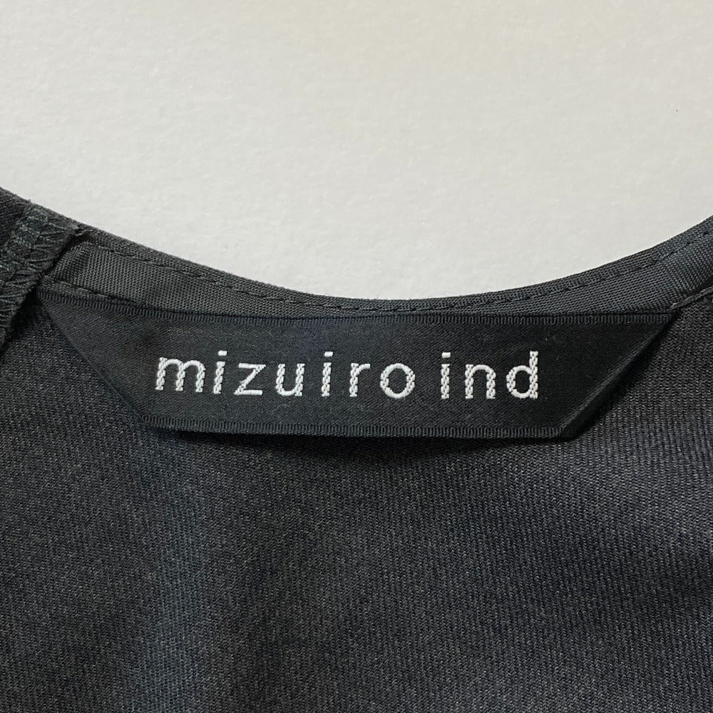 ミズイロインド ノースリーブフレアチュニックブラウス