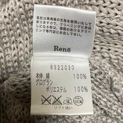 ルネ ローゲージ半袖ニット