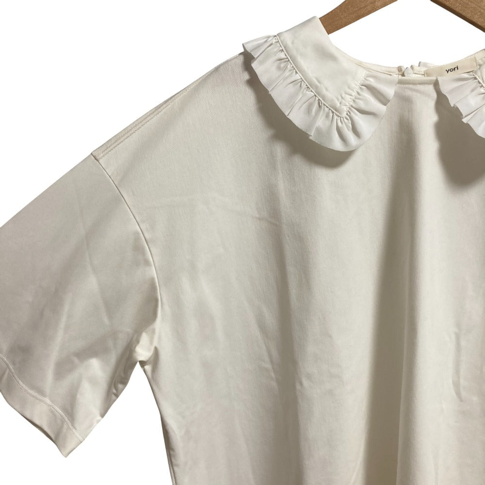 ヨリ ビッグフリルTシャツ ブラウス
