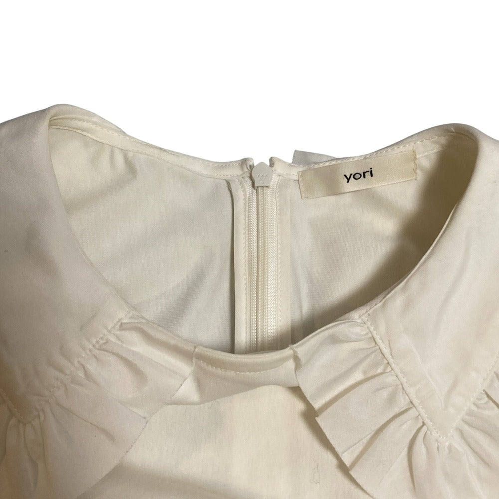 ヨリ ビッグフリルTシャツ ブラウス
