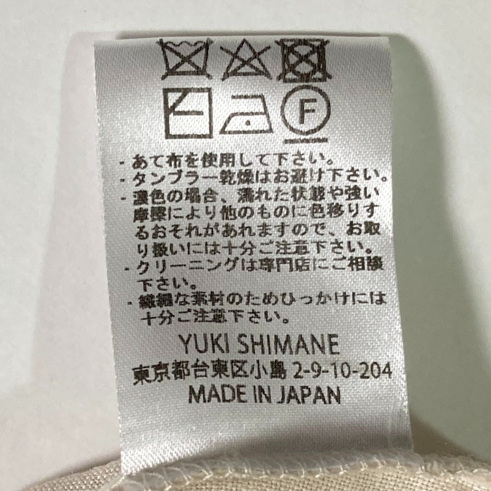 ユキシマネ リネンニットスリーブシャツ