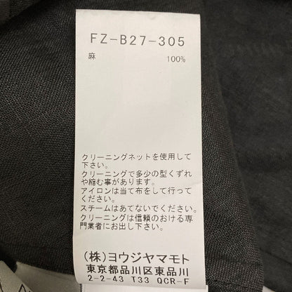 ヨウジヤマモト LINEN ブラウス
