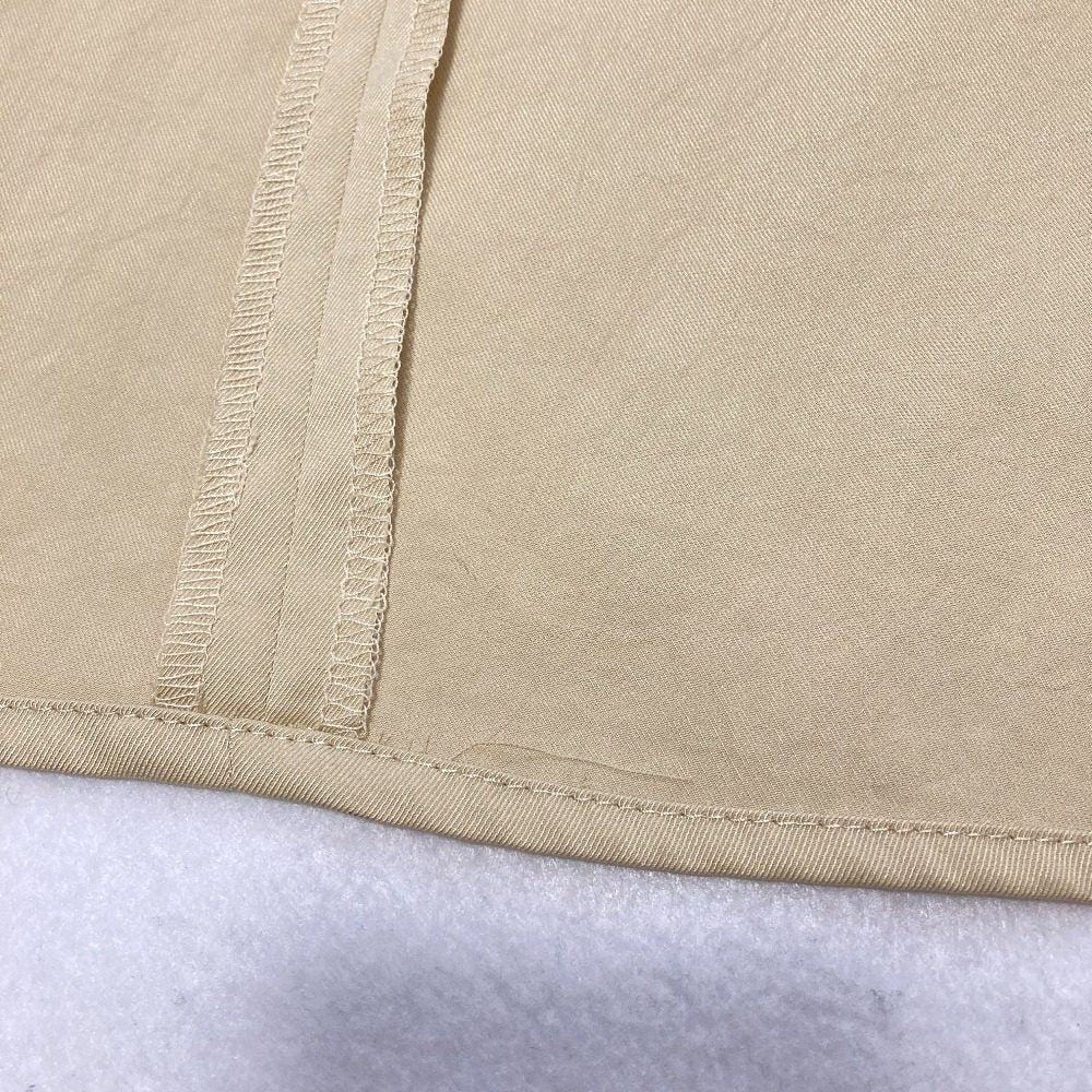 スピックアンドスパン ma couleurコラボ ヴィンテージサテンストレッチレイヤードパンツ