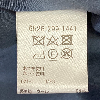 ドゥロワー ウールリネンシルク ストライプワンピース