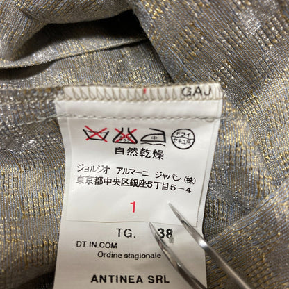 アルマーニコレッツォーニ レーヨンポリエステルテーラードジャケット