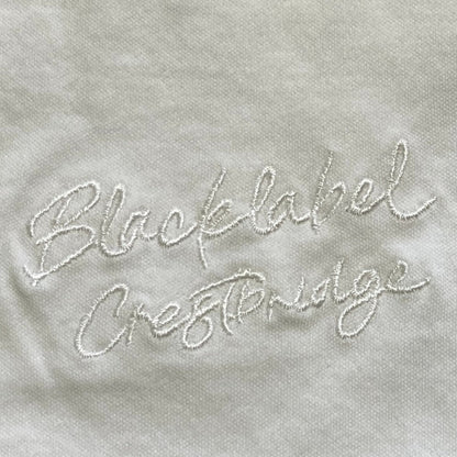ブラックレーベルクレストブリッジ Vネック刺繍Tシャツ