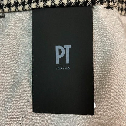 PT TORINO 千鳥柄ストレッチフレアパンツ