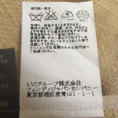 フェンディショートスリーブノーカラーコート