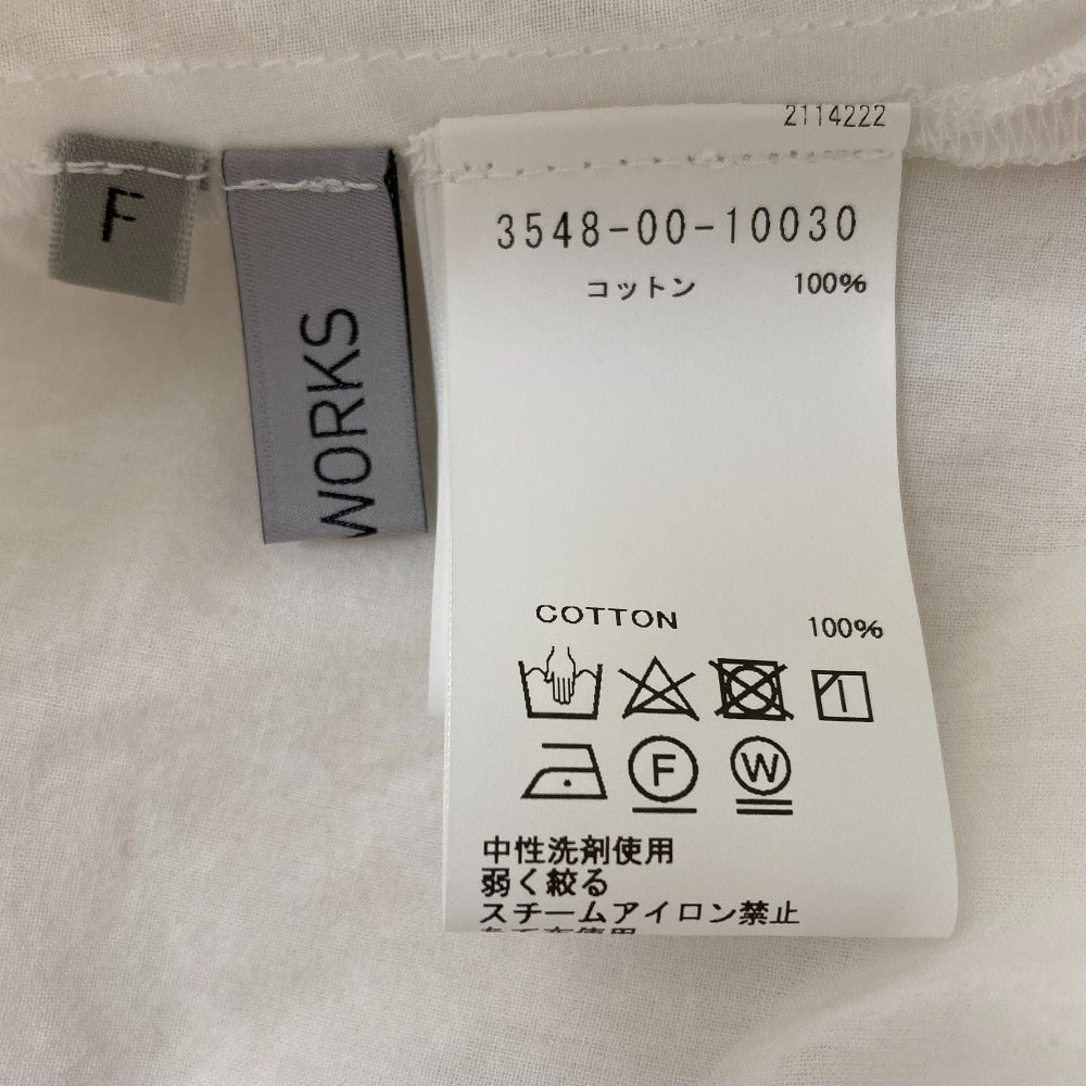 デザインワークス フロントラッフルブラウス