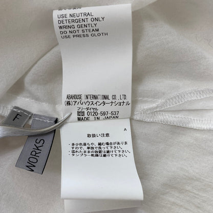 デザインワークス フロントラッフルブラウス