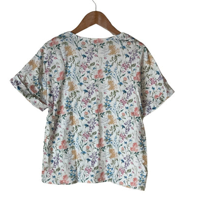 ローラアシュレイ エルストンガーデン柄Tシャツ