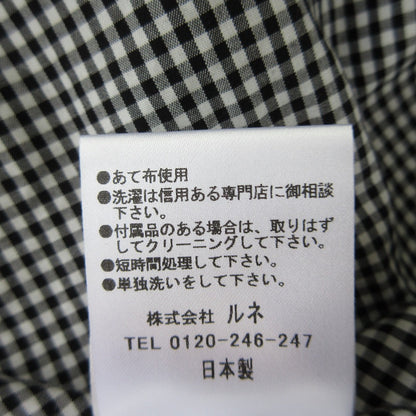 ルネ ギンガムコットンノースリーブトップス