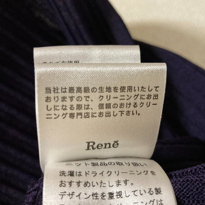 ルネ パールリボンニットカットソー