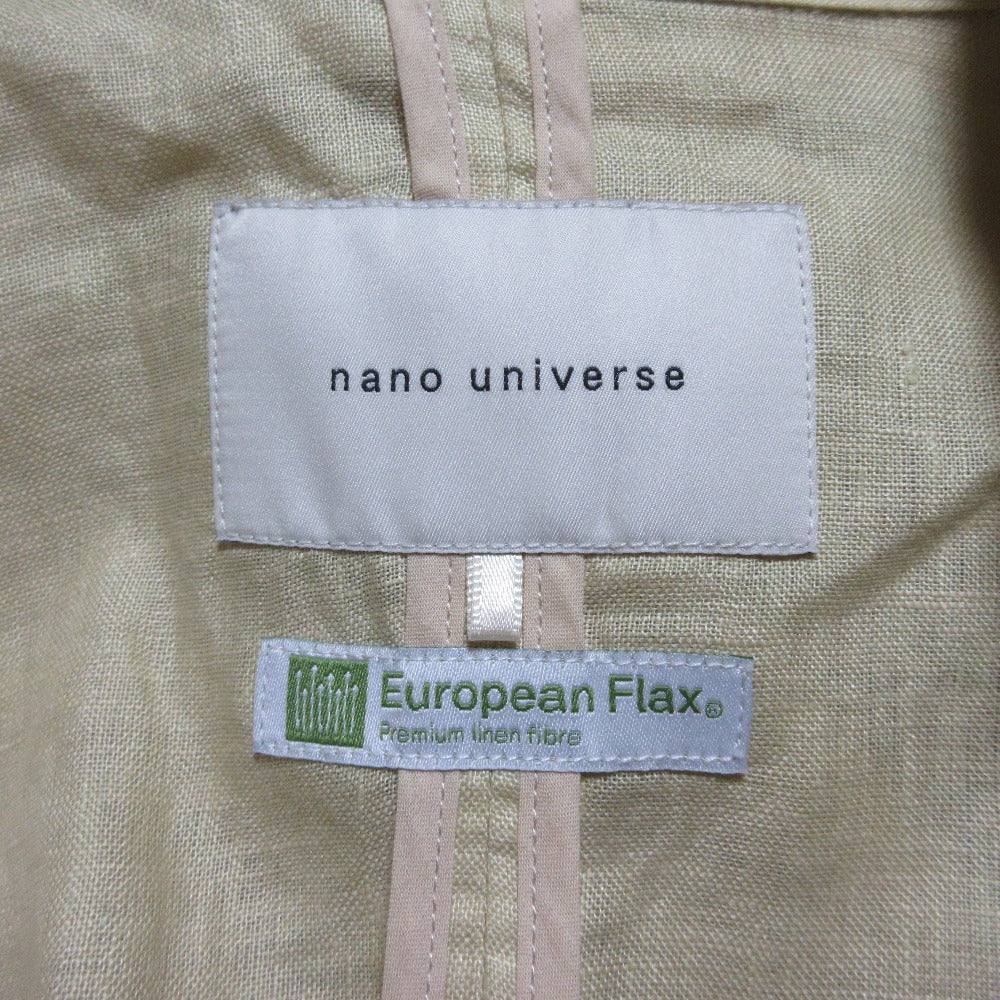 ナノユニバース リネンジャケット