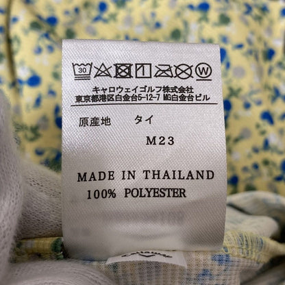 キャロウェイ フラワープリントポロシャツ