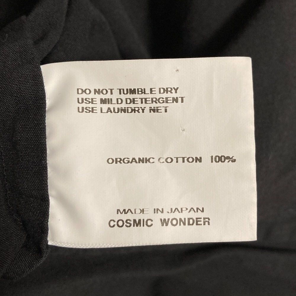 コズミックワンダー Wrapped short sleeves dress オーガニックコットン ワンピース