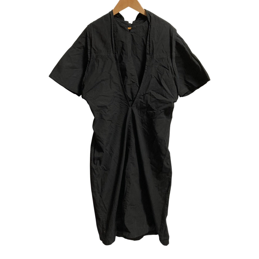 コズミックワンダー Wrapped short sleeves dress オーガニックコットン ワンピース