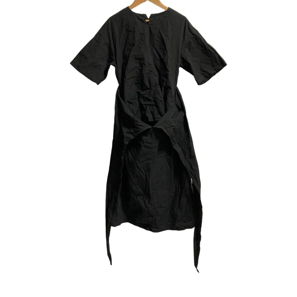 コズミックワンダー Wrapped short sleeves dress オーガニックコットン ワンピース