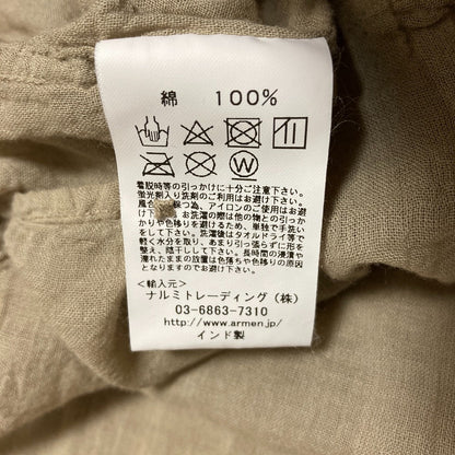アーメン コットンシアーシャツ