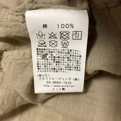 アーメン コットンシアーシャツ