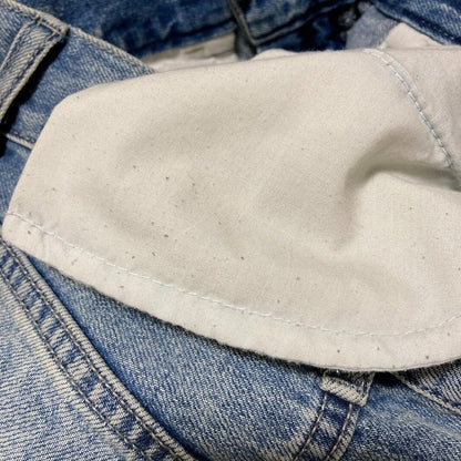 エミ カーブシルエットデニムパンツ