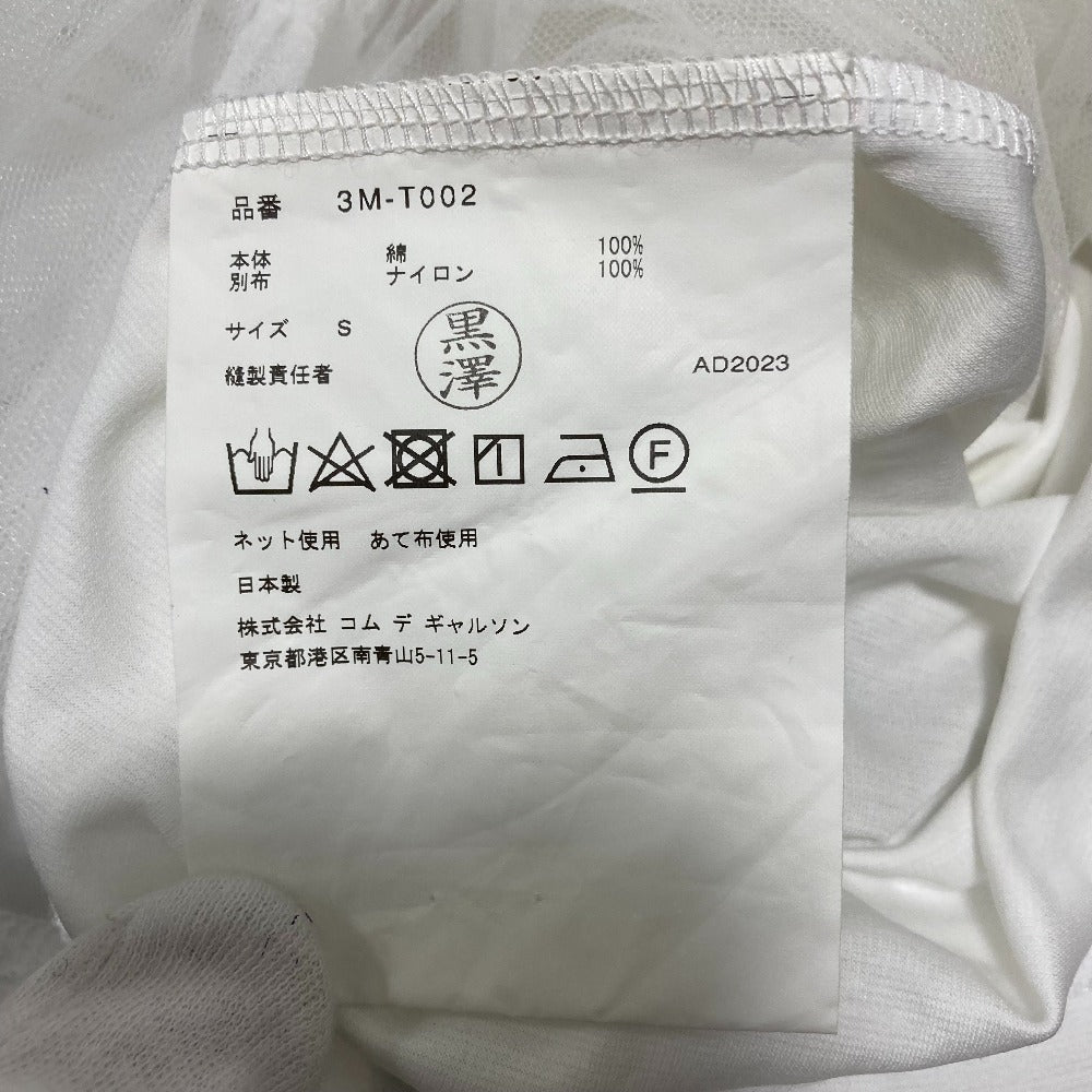 ノワールケイニノミヤ 綿ポンチ ナイロンチュールTシャツ