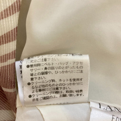 ランバンコレクション ノースリーブフリルワンピース