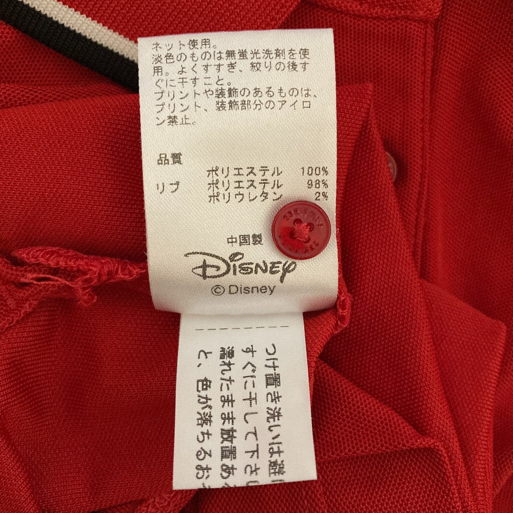 23区ゴルフ ディズニー ミニーマウス バックプリント ポロシャツ