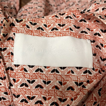 マメクロゴウチ Crane Pattern Hand Printed ワンピース