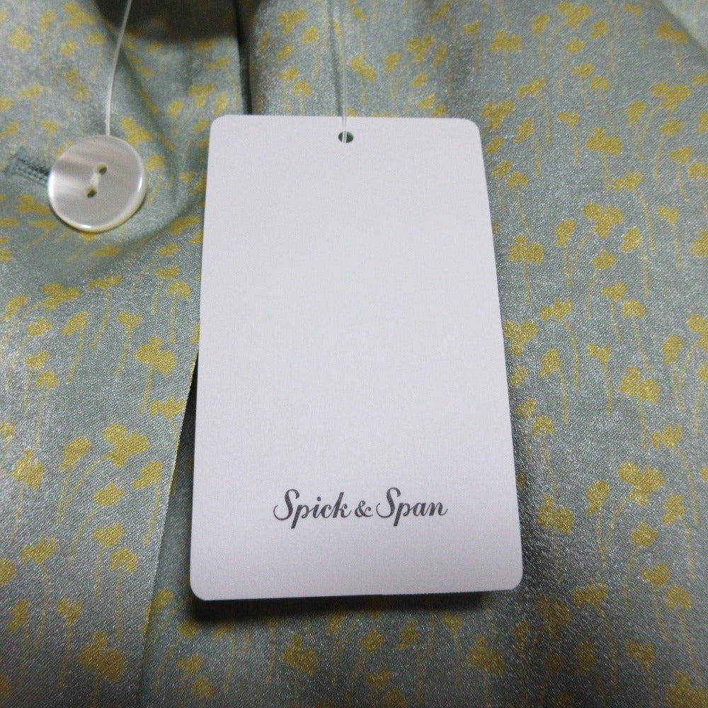 スピックアンドスパン 小花プリントロングスリーブシャツ