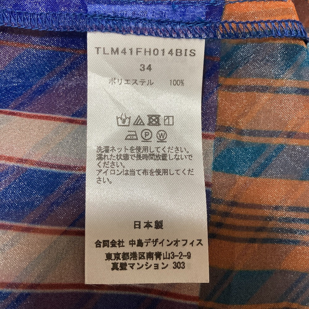 テルマ Sheer Stripe ドレス