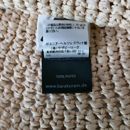 カラコルム ハンドクロシェハット