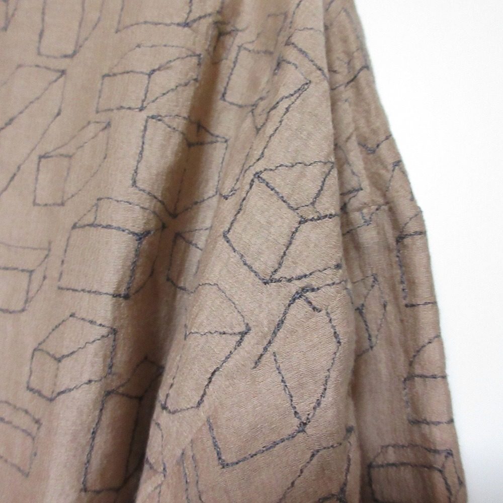 ミナペルホネン CUBE 刺繍ワンピース
