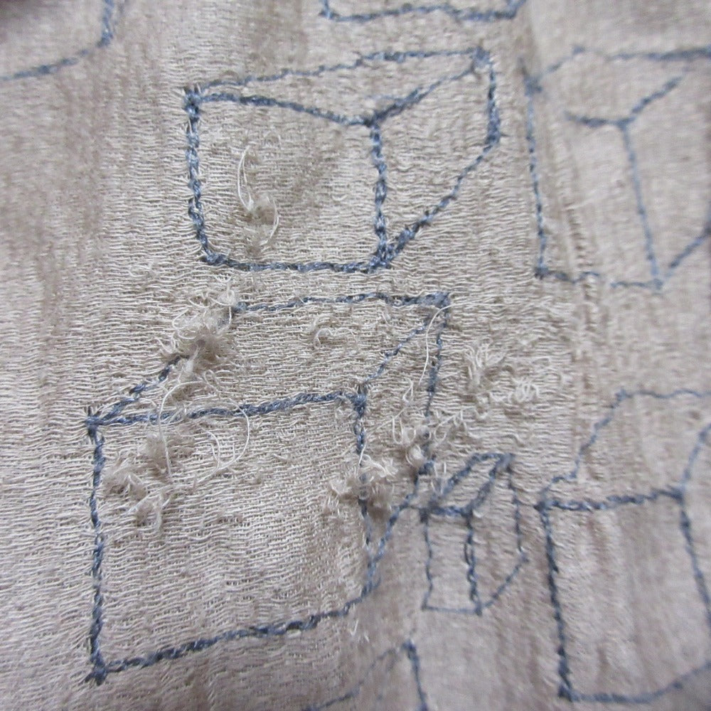 ミナペルホネン CUBE 刺繍ワンピース